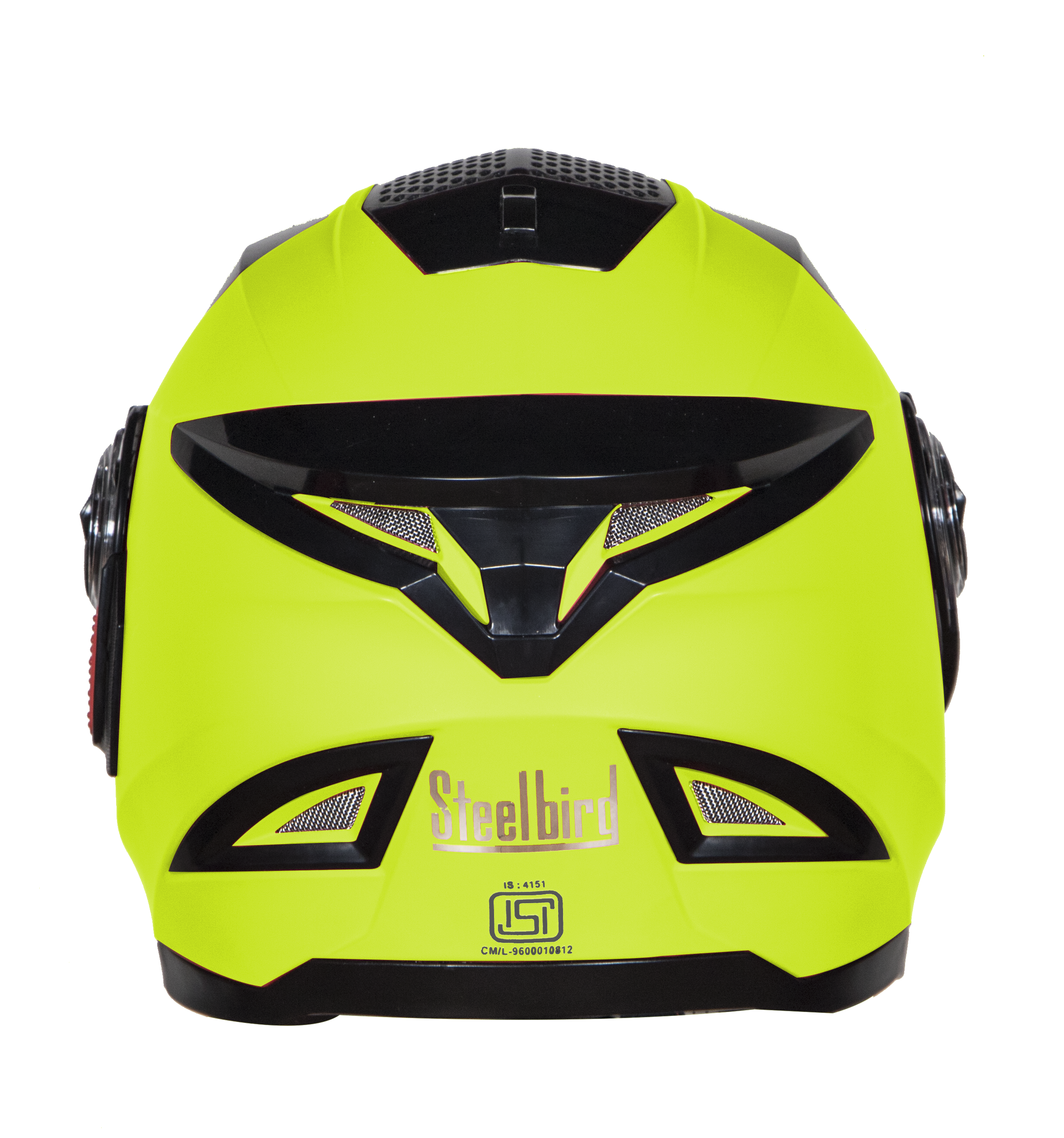 SBH-17 OPT GLOSSY FLUO NEON (WITH EXTRA FREE CABLE LOCK AND CLEAR VISOR)